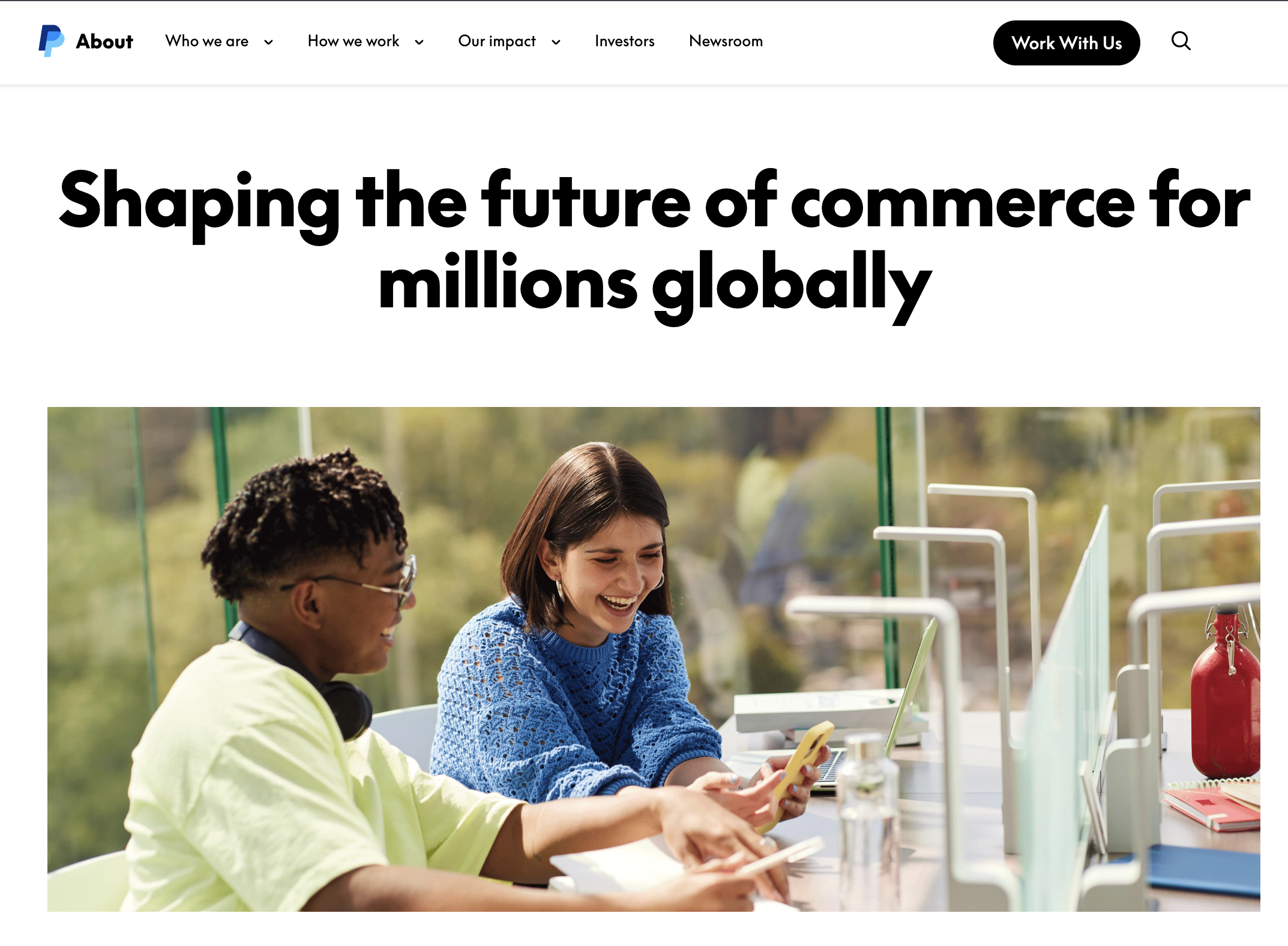 PayPal Investor Relations: enterprise rebrand